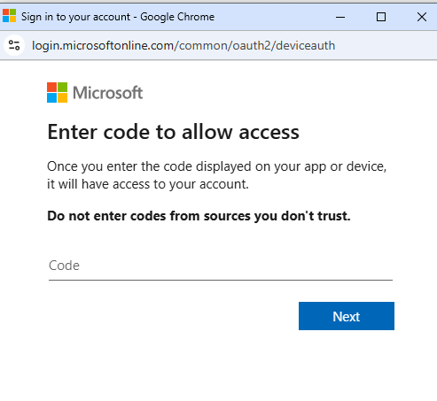 Microsoft OAuth Phishing attempt
